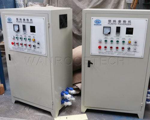 Silicone Waste Plastic Recycling Pulverizer Grinder Machine Intelligent Control